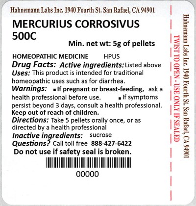 Mercurius Corrosivus 500C 5g.jpg Mercurius Corrosivus 500C 5g - Mercurius Corrosivus 500C 5g